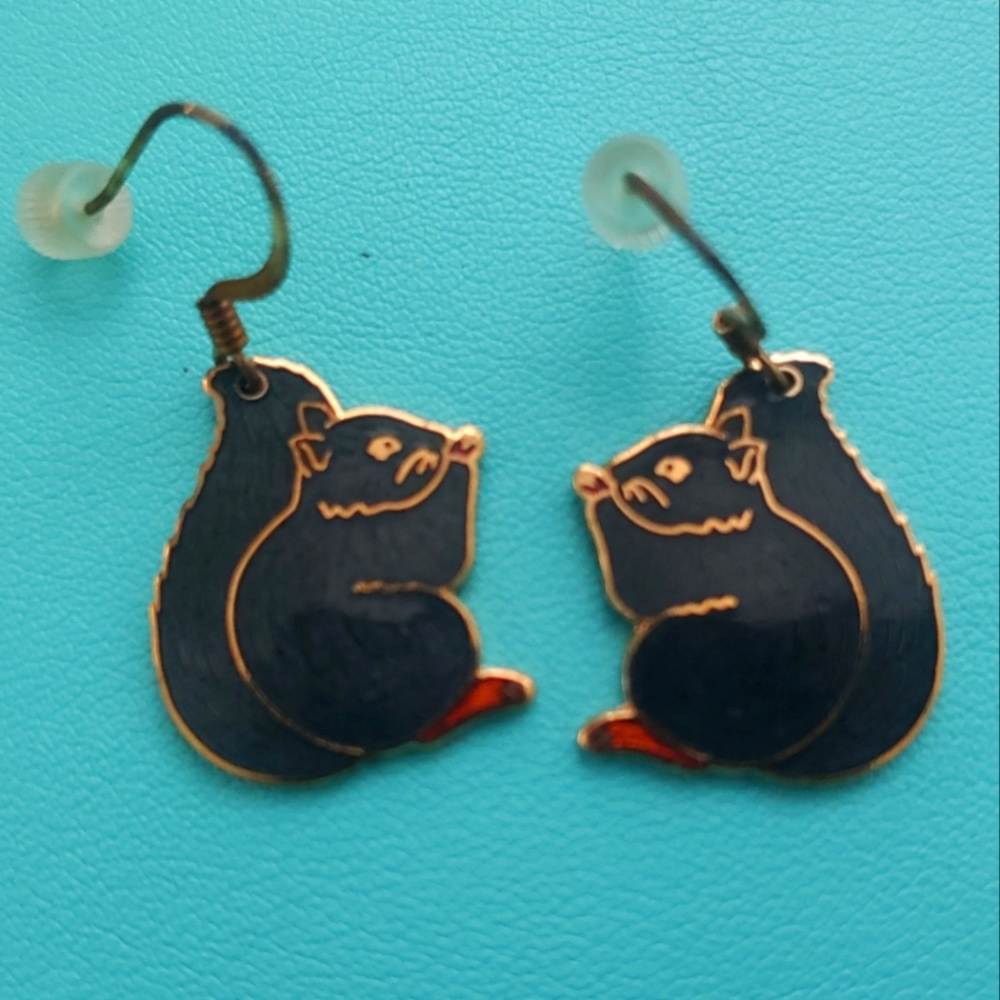 Squirrel Earrings